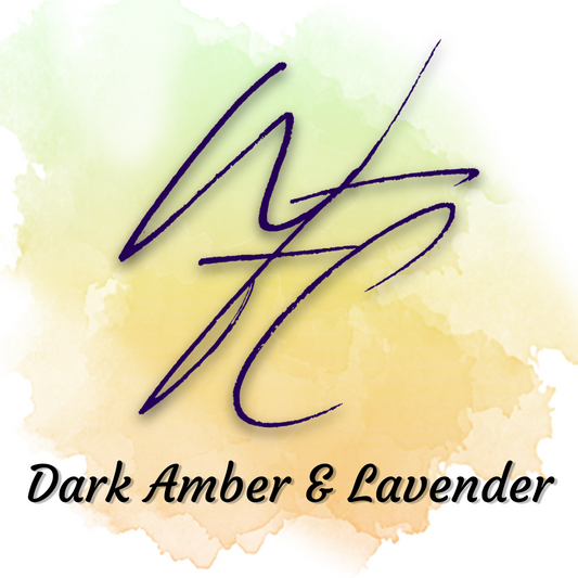 Dark amber & Lavender Wax Melts - 4 oz.